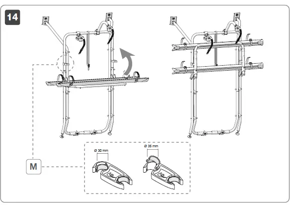 FIAMMA VW T5 02096-17 Carry Bike fig-10
