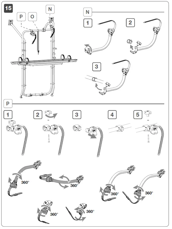 FIAMMA VW T5 02096-17 Carry Bike fig-11