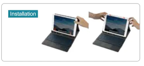 CHESONA B0C3HKVHK3 Touchpad iPad 10th Generation Case with Keyboard - fig21