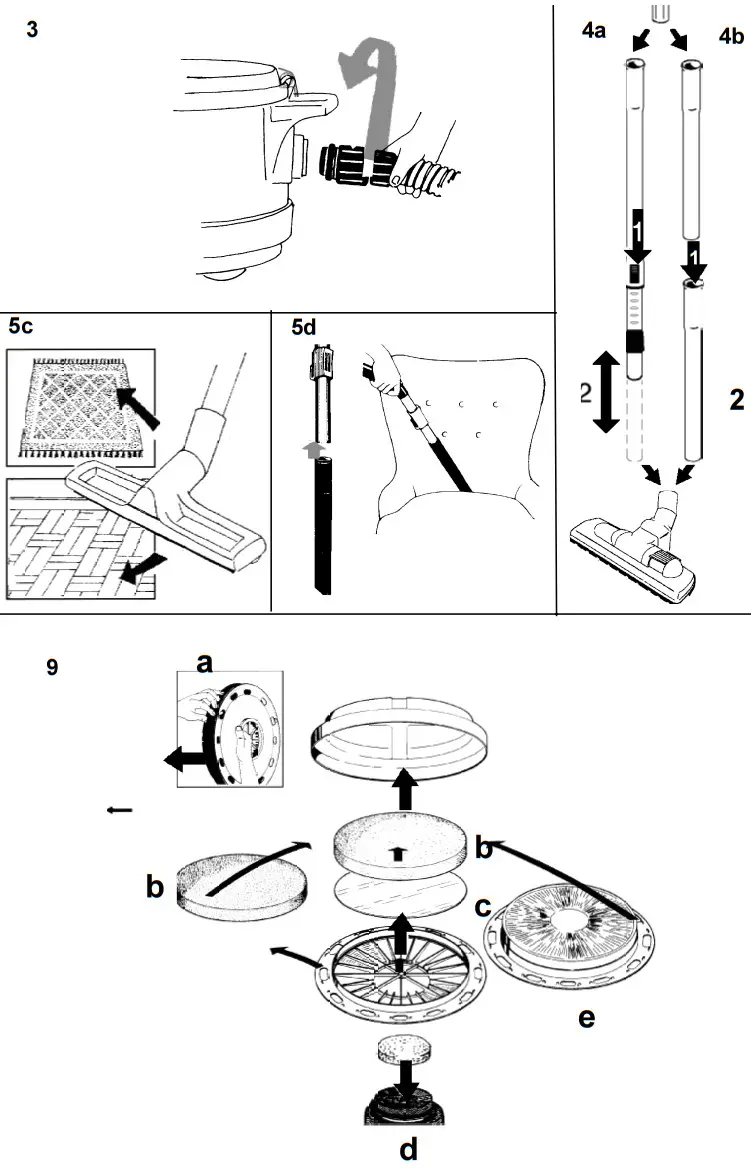 Euroclean GD 930 Canister Vacuum - FIGURE 2