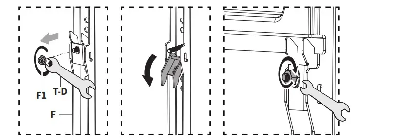 VIVO MOUNT M MM070R Mechanical Spring Recessed Fireplace TV Mount - ASSEMBLY STEPS 11