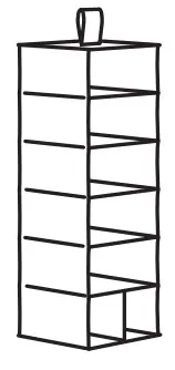 IKEA PLATSA Series Wardrobe with 8 Doors 3 Drawers - 7 compartments