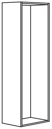 IKEA PLATSA Series Wardrobe with 8 Doors 3 Drawers - Frames 3