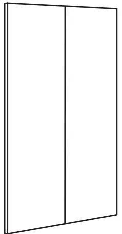 IKEA PLATSA Series Wardrobe with 8 Doors 3 Drawers - Sliding doors