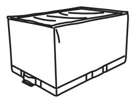 IKEA PLATSA Series Wardrobe with 8 Doors 3 Drawers - box 3