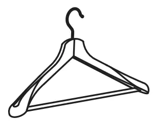 IKEA PLATSA Series Wardrobe with 8 Doors 3 Drawers - coat hanger