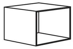 IKEA PLATSA Series Wardrobe with 8 Doors 3 Drawers - deep