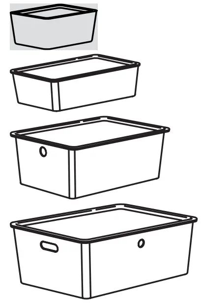 IKEA PLATSA Series Wardrobe with 8 Doors 3 Drawers - storage case 4