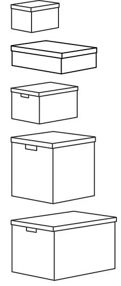 IKEA PLATSA Series Wardrobe with 8 Doors 3 Drawers - storage case 6