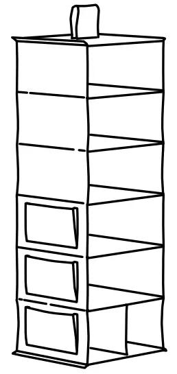 IKEA PLATSA Series Wardrobe with 8 Doors 3 Drawers - storage case8