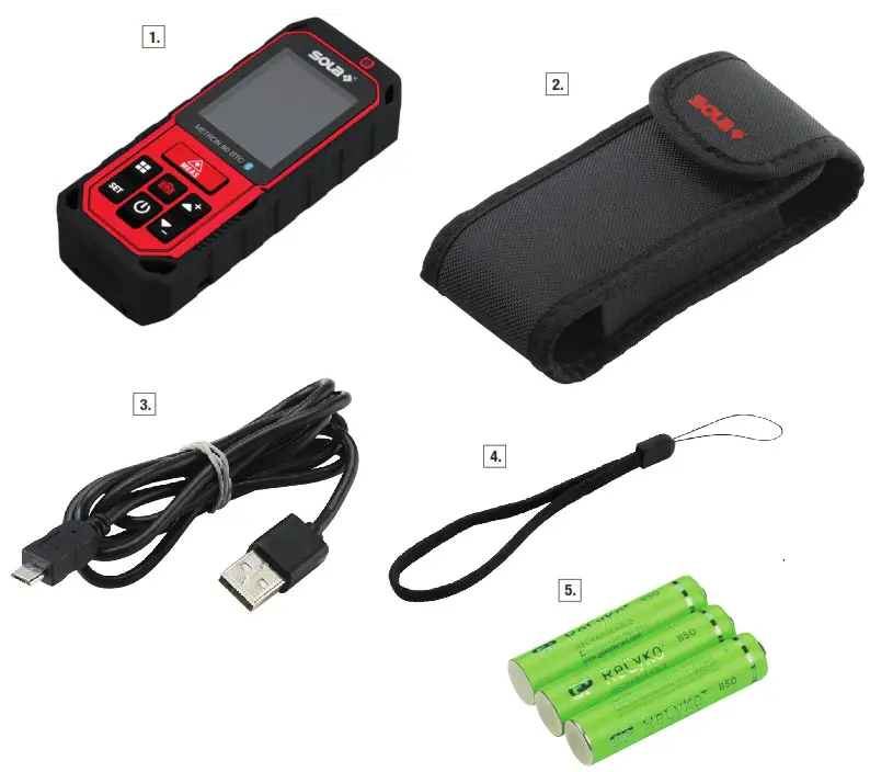 Sola BTC METRON 80 BTC Bluetooth Interface - Delivery Contents