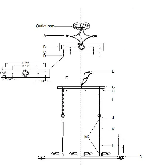 CRYSTORAMA HAY-1417-PN 16 Light Chandelier-FIG6