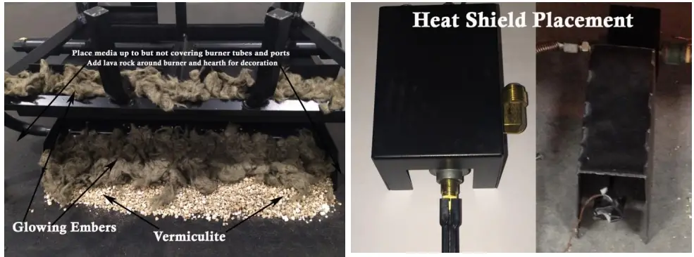 GRAND CANYON GAS LOGS 3BRN-18 Series Burner Vented Gas Burner - GRAND CANYON GAS LOGS 3BRN-18 Series Burner Vented Gas Burner