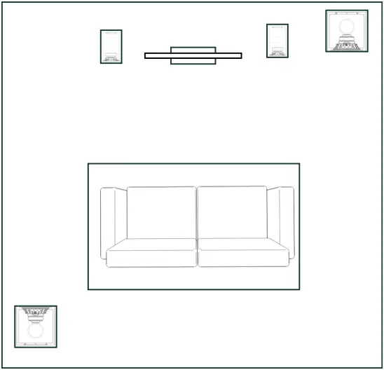 ELAC RS700 Reference Series Subwoofer - Dual Placement 2