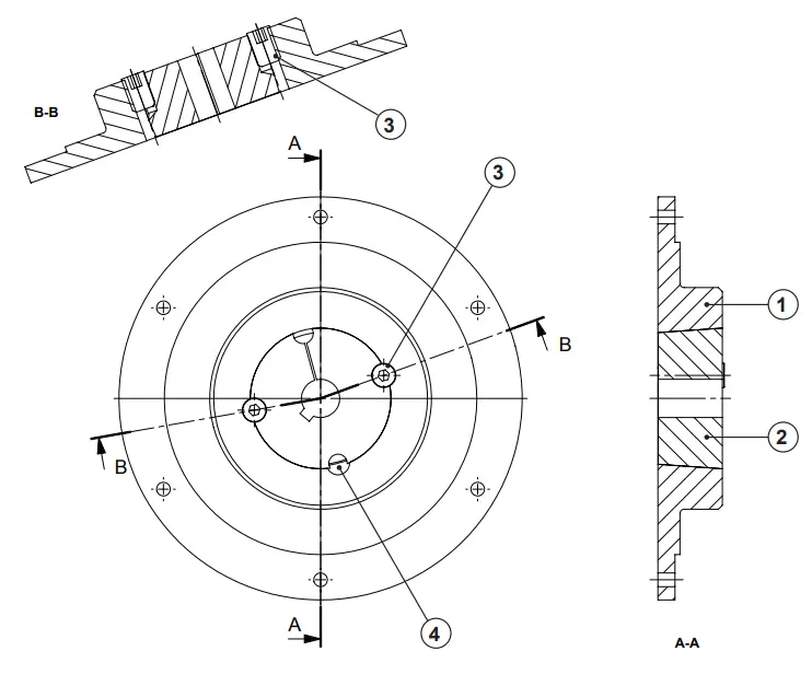 ruck VENTILATOREN DHL 450 Roof fan horizontal with isolating switch - clamping bush