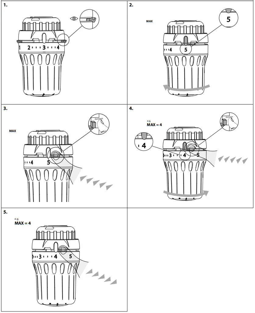 Danfoss React RA Click Thermostatic Sensors - Installation 3