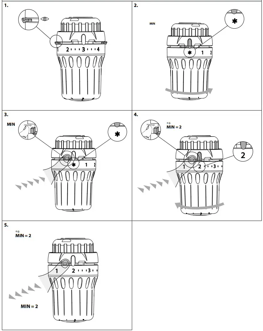 Danfoss React RA Click Thermostatic Sensors - Installation 4