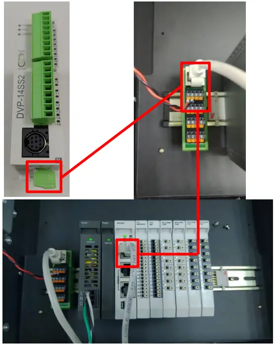 DAUDIN Delta PLC Modbus RTU Connection - Hardware Connection