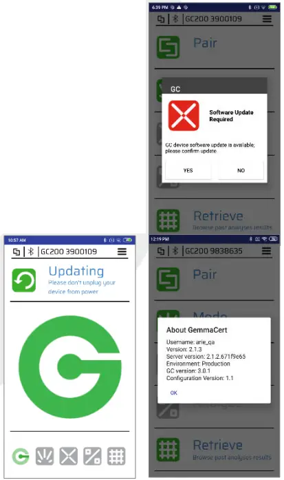 GemmaCert Professional Cannabis Analyzer - software update