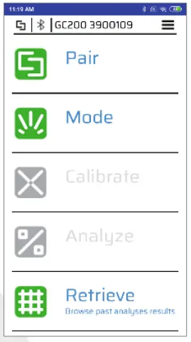 GemmaCert Professional Cannabis Analyzer - steady blue