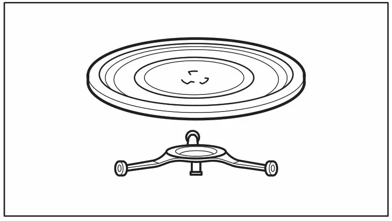 Electrolux EMZ725MMK Microwave Oven - glass cooking