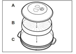Electrolux EMZ725MMK Microwave Oven - glass cookisng