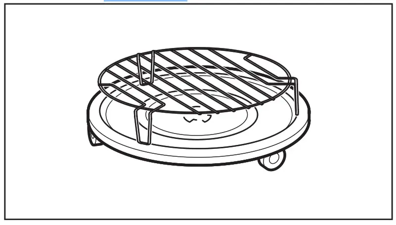 Electrolux EMZ725MMK Microwave Oven - grill rack