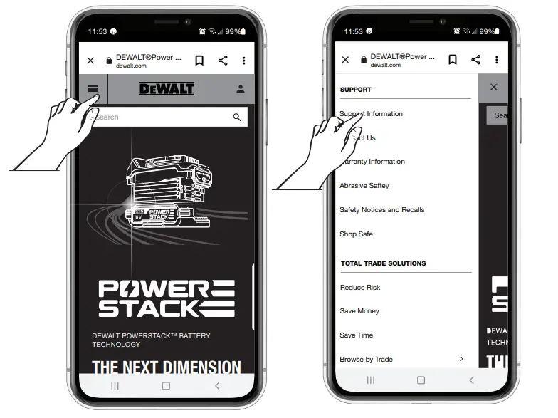 DEWALT DXCMV5048055A Electric Air Compressor - Access