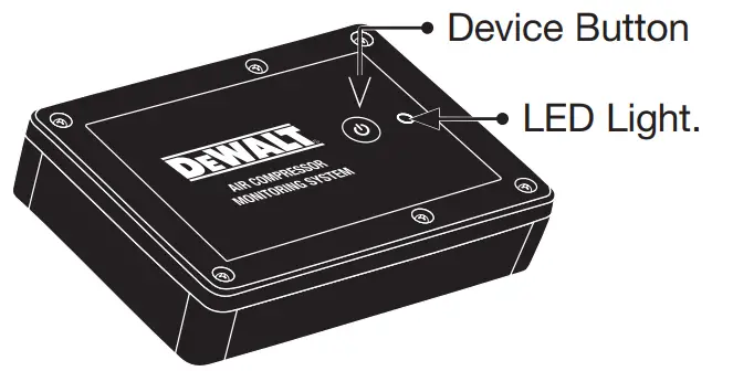 DEWALT DXCMV5048055A Electric Air Compressor - Button