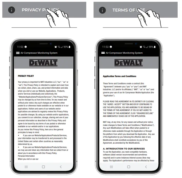 DEWALT DXCMV5048055A Electric Air Compressor - Warranty