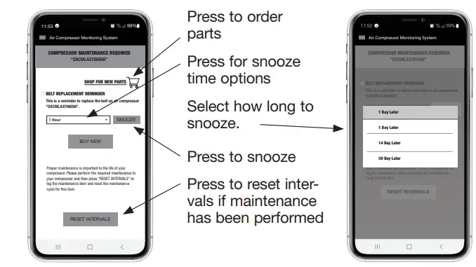 DEWALT DXCMV5048055A Electric Air Compressor - performed