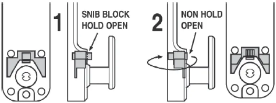 D D Technologies CL155 Mortice Latch Set - screw