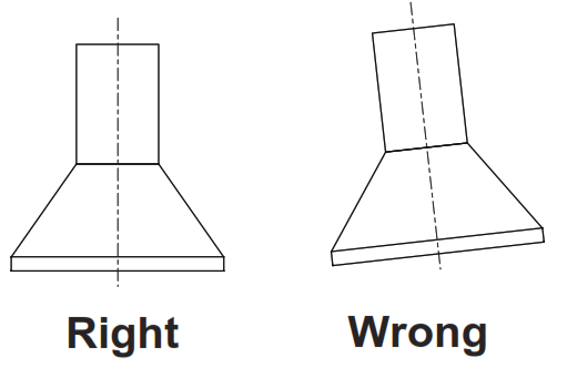 comfee CVP36W4AST Convertible Pyramid Range Hood - Right