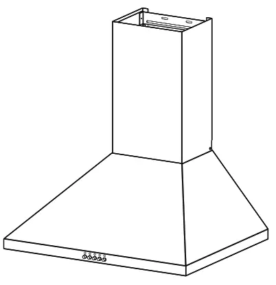 comfee CVP36W4AST Convertible Pyramid Range Hood