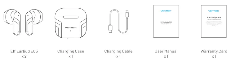 VENTION VWS D55 True Wireless Bluetooth Earbuds