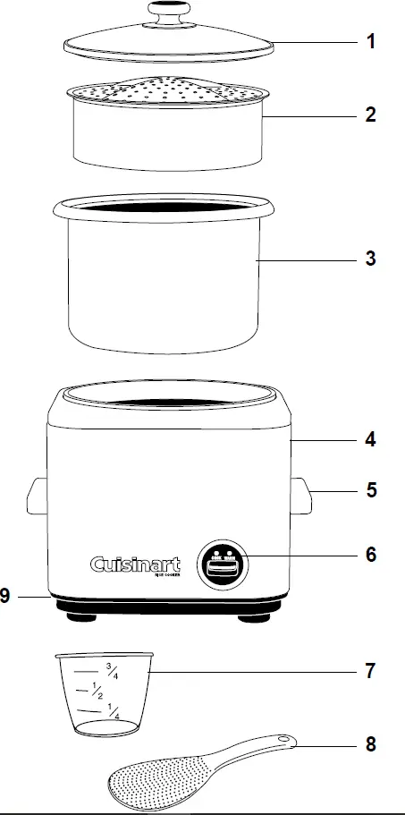 Cuisinart-CRC-400-4-Cup-Rice-Cooker-fig-1