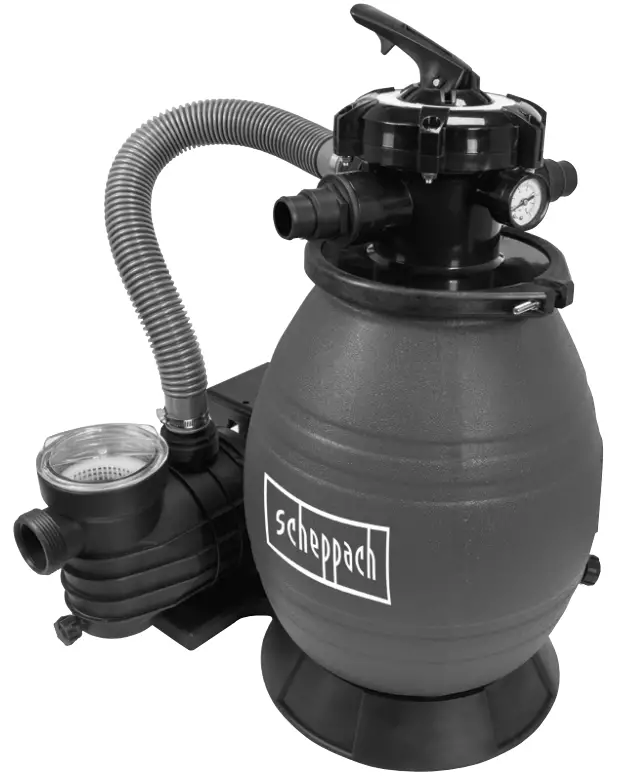 Scheppach PSFA26 Sand Filter System 13 800 l h Sand Filter Pump 