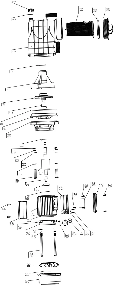 Scheppach PSFA26 Sand Filter System 13 800 l h Sand Filter Pump - Figure 5