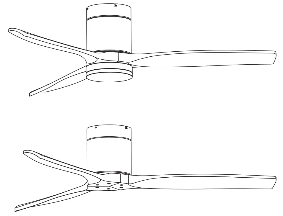 YUHAO 1073L, 1073N Ceiling Fan