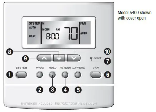 Braeburn-5400-Programmable-Thermostat-Installation-Guide-FIG-1