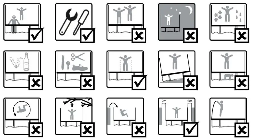 VirtuFit 140 CM Kids Trampoline with Safety Net - icon 1