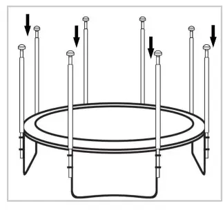 VirtuFit 140 CM Kids Trampoline with Safety Net - shipment.
