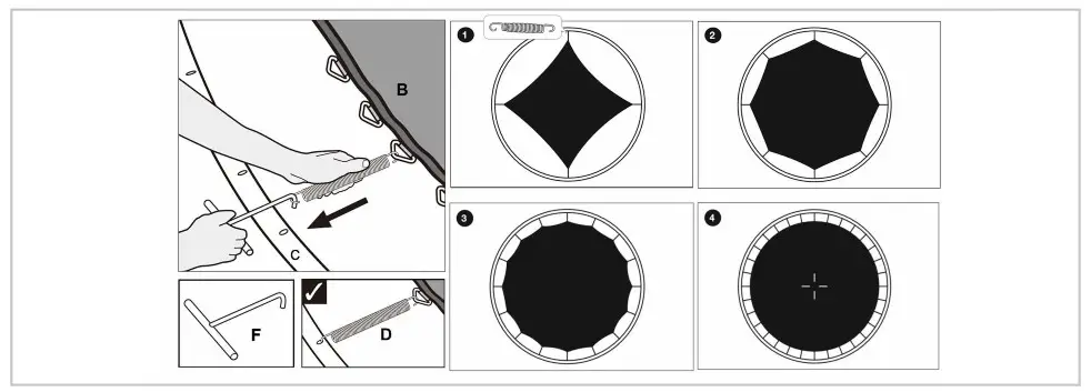 VirtuFit 140 CM Kids Trampoline with Safety Net - trampoline