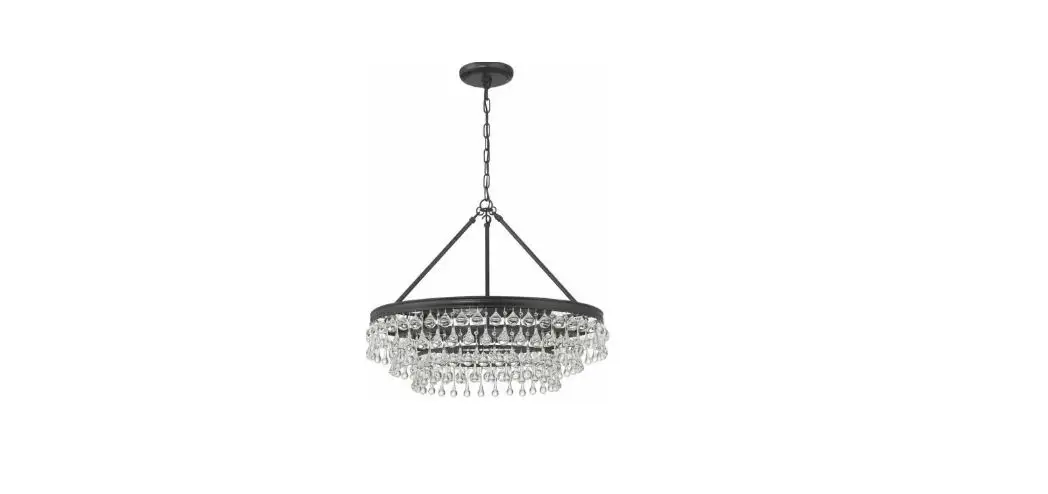 Crystorama 237-mk Calypso Six Light Chandelier Instruction Manual