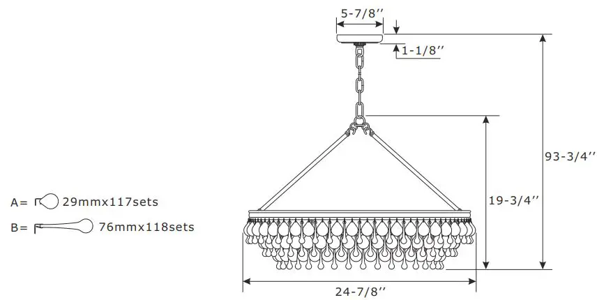 CRYSTORAMA 237-MK Calypso Six Light Chandelier-FIG4