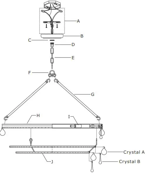 CRYSTORAMA 237-MK Calypso Six Light Chandelier-FIG5