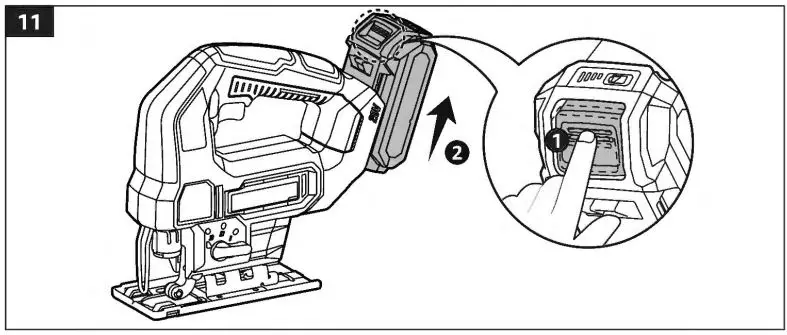 DENALI AJS8203B-00 Cordless Reciprocating Saw-11