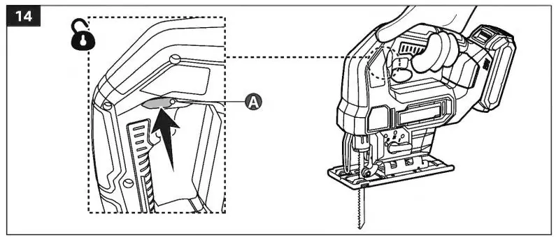 DENALI AJS8203B-00 Cordless Reciprocating Saw-14