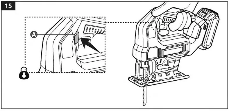 DENALI AJS8203B-00 Cordless Reciprocating Saw-15