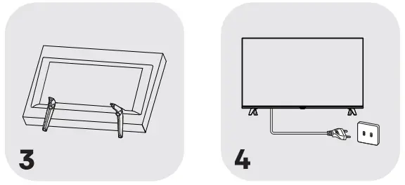SANSUI JSWY32GSHD LED Smart TV - Unpacking 1